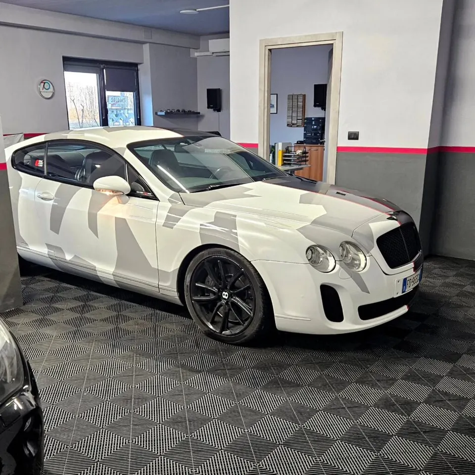 Gleaming white car after a full detail