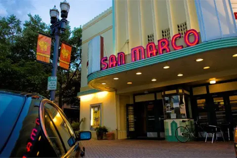 Freshly detailed car in front of the historic San Marco Theatre in Jacksonville.
